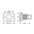 ΠΡΙΖΑ ΑΝΑΠΤΗΡΑ ΜΕ ΚΑΠΑΚΙ ΚΑΙ 2 ΘΥΡΕΣ USB (A+C) 12/24V 3000mA 15W ΜΑΥΡΗ FAST CHARGE LAMPA - 1 TEM.