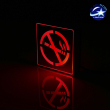 Διακοσμητικό Φωτιστικό LED Σήμανσης Αλουμινίου NO Smoking GloboStar 75500