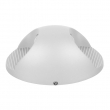GloboStar® 96449 LED Φωτιστικό Τοίχου Αρχιτεκτονικού Φωτισμού Οβάλ Up Down Λευκό Αδιάβροχο IP65 10 Watt CREE 24° 1400lm 230v Θερμό Λευκό Μ16 x Π7 x Υ10cm