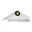 GloboStar® 96502 LED Φωτιστικό Τοίχου Απλίκα STEALTH Αρχιτεκτονικού Φωτισμού Λευκό Αδιάβροχο IP65 10 Watt CREE 1100lm 60° 230V Φυσικό Λευκό Μ17 x Π7.5 x Υ17cm
