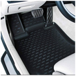 RENAULT TWINGO 5D 2014+  ΜΑΡΚΕ ΠΑΤΑΚΙΑ ΣΕ ΣΚΑΦΗ TPE ΛΑΣΤΙΧΟ ΣΕ ΜΑΥΡΟ ΧΡΩΜΑ NOVLINE - 4 ΤΕΜ.