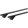 ΜΠΑΡΕΣ ΟΡΟΦΗΣ HELIO BLACK (M) 120cm ΑΛΟΥΜΙΝΙΟΥ ΜΑΥΡΗ ΜΕ ΚΛΕΙΔΑΡΙΕΣ (STANDARD RAILING) NORDRIVE - 2 TEM.