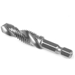 ΤΡΥΠΑΝΙΑ ΣΕΤ ΜΕ ΣΠΕΙΡΩΜΑ M3>M10 ΕΞΑΓΩΝΑ 1/4' (6,35 mm) ΑMiO - 6 TEM.