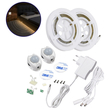 ΣΕΤ Ταινία LED Κρεβατιού 2 x 1.2m 12W 1200lm 2835 SMD 120° Αδιάβροχη IP65 με Τροφοδοτικό DC 12W 230V & 2 x Ανιχνευτές Κίνησης 360° Φυσικό Λευκό 4000k GloboStar 06015