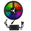 GloboStar® 70410 Σετ Ταινία LED Digital Magic Strip IC3 5m 36W/5m 12V 30LED/m 5050 SMD 600lm/m 120° Αδιάβροχη IP65 με Ενσωματωμένα Προγράμματα Λειτουργίας και Τροφοδοτικό RGB