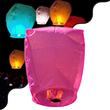 GloboStar® 35215 Ιπτάμενο Φαναράκι - Sky Lantern για Δεξιώσεις - Γιορτές - Φούξια Φ40 x Υ70cm