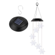 Ηλιακό χριστουγεννιάτικο διακοσμητικό με φωτισμό LED - Χιονονιφάδα - 150487