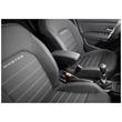 Dacia Duster LHD 2018-2019 (με Εργοστασιακό Υποβραχιόνιο) Ολοκληρωμένος Τεμπέλης Καθίσματος ARMSTER 3 PLUG & PLAY από Πλαστικό και Vegan Δέρμα σε Μαύρο Χρώμα RATI - 1 τεμ.