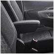 Citroen C3 LHD / C3 Aircross LHD 2017+ Ολοκληρωμένος Τεμπέλης Καθίσματος ARMSTER 3 SEAT MOUNTED από Πλαστικό και Vegan Δέρμα σε Μαύρο Χρώμα RATI - 1 τεμ.