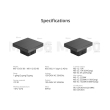 GloboStar® 80089 SONOFF M5-3C-80 SwitchMan Mechanical Smart Switch WiFi & Bluetooth AC 100-240V Max 6A 1320W (2A/Way) 3 Way