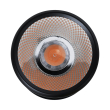 GloboStar® DETRONIC 60505 Επιφανειακό Κινούμενο Spot Downlight LED 10W 1250lm 24° AC 220-240V IP20 Φ9cm x Υ16cm - Στρόγγυλο - Μαύρο - Θερμό Λευκό 2700K - Bridgelux COB - TÜV Certified Driver - 5 Χρόνια Εγγύηση