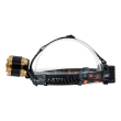 GloboStar® 79060 Φορητός Φακός Κεφαλής LED CREE 30W με Επαναφορτιζόμενη Μπαταρία 5200mAh & Καλώδιο Φόρτισης USB - Ψυχρό Λευκό 6000K - Μ8.5 x Π5.5 x Υ5cm