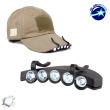 Φορητός Φακός Καπέλου με 5 LED Υψηλής Φωτεινότητας GloboStar 07022