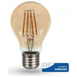 LED V-TAC Λάμπα 6W Filament E27 A60 SAMSUNG