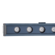 GloboStar® WASHER-NAIA 90177 Μπάρα Φωτισμού Wall Washer LED 18W 1890lm 30° DC 24V Αδιάβροχο IP65 Μ50 x Π4 x Υ5cm Πολύχρωμο RGBW DMX512 - Γκρι Ανθρακί - 3 Years Warranty