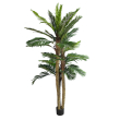 GloboStar® Artificial Garden COCONUT PALM TREE 20087 Τεχνητό Διακοσμητικό Φυτό Φοινικόδεντρο Κοκοφοίνικας Υ350cm