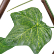 GloboStar® Artificial Garden IVY 78497 Πτυσσόμενη Πέργκολα Τεχνητής Φυλλωσιάς - Κάθετος Κήπος Σύνθεση Κισσός Μ110 x Π10 x Υ120cm (min) Μ310 x Π10 x Υ45cm (max)
