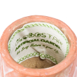 GloboStar® Artificial Garden PSERIMOS 20492 Κρεμαστό Πήλινο Κεραμικό Κασπώ Γλάστρα - Flower Pot Κεραμιδί με Μακραμέ Φ8cm x Υ58cm
