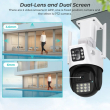 Κάμερα ασφαλείας IP Dual - Security Camera - WiFi - P33 - 4MP - 322008