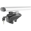 ΜΠΑΡΕΣ ΟΡΟΦΗΣ ΑΛΟΥΜΙΝΙΟΥ BLADE L SILVER 127cm ΜΕ ΑΚΡΑ GAMMA FLAT ΓΙΑ FLUSH / STANDARD RAILS MENABO - 2 ΤΕΜ.