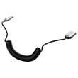 ΑΝΤΑΠΤΟΡΑΣ AUDIO BLUETOOTH 5.0 ΑΠΟ USB ΣΕ AUX ΜΑΥΡΟ ΣΠΙΡΑΛ AMIO - 1 τεμ.