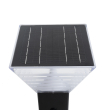 GloboStar® JESSIE S-40061 Αυτόνομο Ηλιακό Φωτιστικό Κήπου - Κολωνάκι Αρχιτεκτονικού Φωτισμού Εξωτερικού Χώρου LED 10W 330lm 120° με Ενσωματωμένο Φωτοβολταϊκό Panel 6V 2W & Επαναφορτιζόμενη Μπαταρία Li-ion 3.2V 1800mAh με Αισθητήρα Ημέρας-Νύχτας - Αδιάβροχο IP65 - Σώμα Αλουμινίου & ABS - Φ20 x Υ40cm - Θερμό Λευκό 2700K - Μαύρο - 2 Χρόνια Εγγύηση