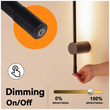 100467 DISON LED Φωτιστικό Τοίχου/Απλίκα ράβδος (Stick) 19W Λευκό Ημέρας 4500Κ Μ100 x Π9.5 x Υ9.5cm