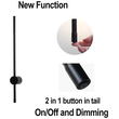 100467 DISON LED Φωτιστικό Τοίχου/Απλίκα ράβδος (Stick) 19W Λευκό Ημέρας 4500Κ Μ100 x Π9.5 x Υ9.5cm