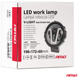 ΠΡΟΒΟΛΕΑΣ ΕΡΓΑΣΙΑΣ ΣΤΡΟΓΓΥΛΟΣ V-LIGHT 5.500lm 9>36V 60W 6.000K Φ198x172x60mm 4 ΧΡΗΣΕΩΝ ΑΜΙΟ - 1 ΤΕΜ.