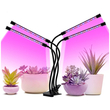 100497 Grow Light LED Ανάπτυξης Φυτών Γλάστρας με 4 Κινούμενες Κεφαλές & Βάση Μανταλάκι