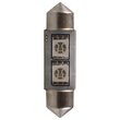 ΛΑΜΠΑΚΙΑ ΠΛΑΦΟΝΙΕΡΑΣ C5W 12V SV8.5 36mm 2xSMD5050 LED ΜΠΛΕ CAN-BUS M-TECH - 1 τεμ.