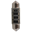 ΛΑΜΠΑΚΙΑ ΠΛΑΦΟΝΙΕΡΑΣ C5W 12V SV8.5 36mm 2xSMD5050 LED ΜΠΛΕ CAN-BUS M-TECH - 1 τεμ.