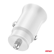 ΦΟΡΤΙΣΤΗΣ ΑΝΑΠΤΗΡΑ 12/24V ΜΕ 2 ΘΥΡΕΣ 2xUSB 10.5W 5V/2.1A ΛΕΥΚΟΣ AMIO - 1 Τεμ.