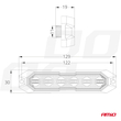 ΣΤΡΟΜΠΟ 12/24V 6xSMD LED 18W (6x3W) R65 R10 IP68 IP6K9K 122x30mm ΑΜΙΟ - 1 ΤΕΜ.