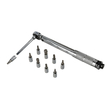 ΔΥΝΑΜΟΚΛΕΙΔΟ/ΡΟΠΟΚΛΕΙΔΟ TORQUE (ΤΟΡΞ) 1/4'' 5>25Nm 28cm CRV ΜΕ 9 ΜΥΤΕΣ & ΠΡΟΕΚΤΑΣΗ ΜΗΚΟΥΣ 10cm LAMPA - 1 Τεμ.