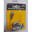 Βαρίδια αλιείας με στριφτάρι - 20gr - 4pcs - 30148