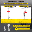 VEVOR Lift Electric Hoist 550Lbs/1100Lbs Electric Hoist 220V Overhead Crane Lift Electric Wire Hoist Τηλεχειριστήριο | VEVOR GR