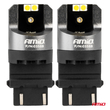 ΛΑΜΠΕΣ P27/7W 12/24V 6.000K 4SMD LED CAN-BUS ΛΕΥΚΑ PRO SERIES AMIO - 2 ΤΕΜ.