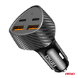 ΦΟΡΤΙΣΤΗΣ ΑΝΑΠΤΗΡΑ ΜΕ 4 ΘΥΡΕΣ 2xUSB-A+2xUSB-C 50W ΜΑΥΡΟ AMIO - 1 Τεμ.