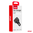 ΦΟΡΤΙΣΤΗΣ ΑΝΑΠΤΗΡΑ ΜΕ 4 ΘΥΡΕΣ 2xUSB-A+2xUSB-C 50W ΜΑΥΡΟ AMIO - 1 Τεμ.