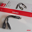 ΚΑΛΩΔΙΟ ΦΟΡΤΙΣΗΣ USB ΑΠΟ USB-C ΣΕ USB-C & ΑΝΤΑΠΤΟΡΑΣ ΑΚΟΥΣΤΙΚΩΝ MINI JACK 3.5mm ΘΗΛΥΚΟ 10cm AMIO - 1 Τεμ.