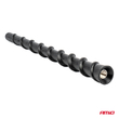 ΚΕΡΑΙΑ ΟΡΟΦΗΣ ANTM10 18cm ΜΕ 2 ΑΝΤΑΠΤΟΡΕΣ 5-6mm ΜΑΥΡΗ ΑΜΙΟ - 1 ΤΕΜ.