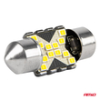 ΛΑΜΠΑΚΙΑ ΠΛΑΦΟΝΙΕΡΑΣ 31mm 12/24V C5W 5500K 12xSMD 2016 CAN-BUS FESTOON (ΛΕΥΚΟ) ΑΜΙΟ - 2 ΤΕΜ.