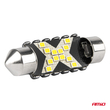ΛΑΜΠΑΚΙΑ ΠΛΑΦΟΝΙΕΡΑΣ 36mm 12/24V C5W 5500K 12xSMD 2016 CAN-BUS FESTOON (ΛΕΥΚΟ) ΑΜΙΟ - 2 ΤΕΜ.