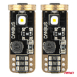 ΛΑΜΠΑΚΙΑ T10 W5W 12V/24V LED CAN-BUS 3xSMD 3838 ΛΕΥΚΟ 5500K ΑΜΙΟ - 2 ΤΕΜ.