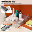 VEVOR 17&quot; Π x 21&quot; D Pull Out Organizer ντουλαπιών, Ράφια βαρέως τύπου Slide Out, Συρτάρια από επιχρωμιωμένο ατσάλι, Συρόμενο συρτάρι αποθήκευσης για το σπίτι, εσωτερικό ντουλάπι κουζίνας, μπάνιο, κάτω από νεροχύτη