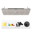 VEVOR LED Grow Light, 300W πλήρους φάσματος με δυνατότητα ρύθμισης φωτισμού, υψηλής απόδοσης Samsung 2B1B Diodes Growing Lamp for Indoor Plants Seedling Veg and Bloom Greenhouse Growing, Daisy Chain Driver for 3x3/4x4 ft Grow Tent