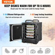 VEVOR Insulated Food Carrier Stackable Catering Dishbox 81QT Chafing Dish