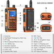 Φορητός πομποδέκτης - UV17 - Baofeng - 920170 - Orange