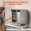 VEVOR Hot Box Food Warmer 4-Tier Concession Θερμαντικό ντουλάπι με δίσκο νερού